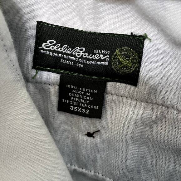 Eddie Bauer Men's Navy Chinos - Picture 5 of 6